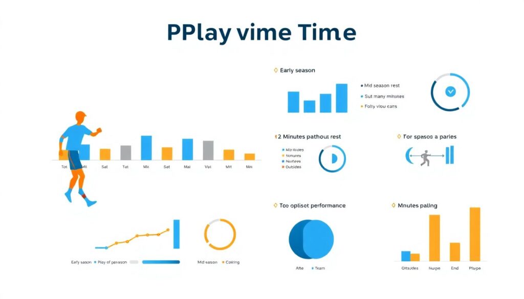 Анализ распределения игрового времени в основном составе - иллюстрация