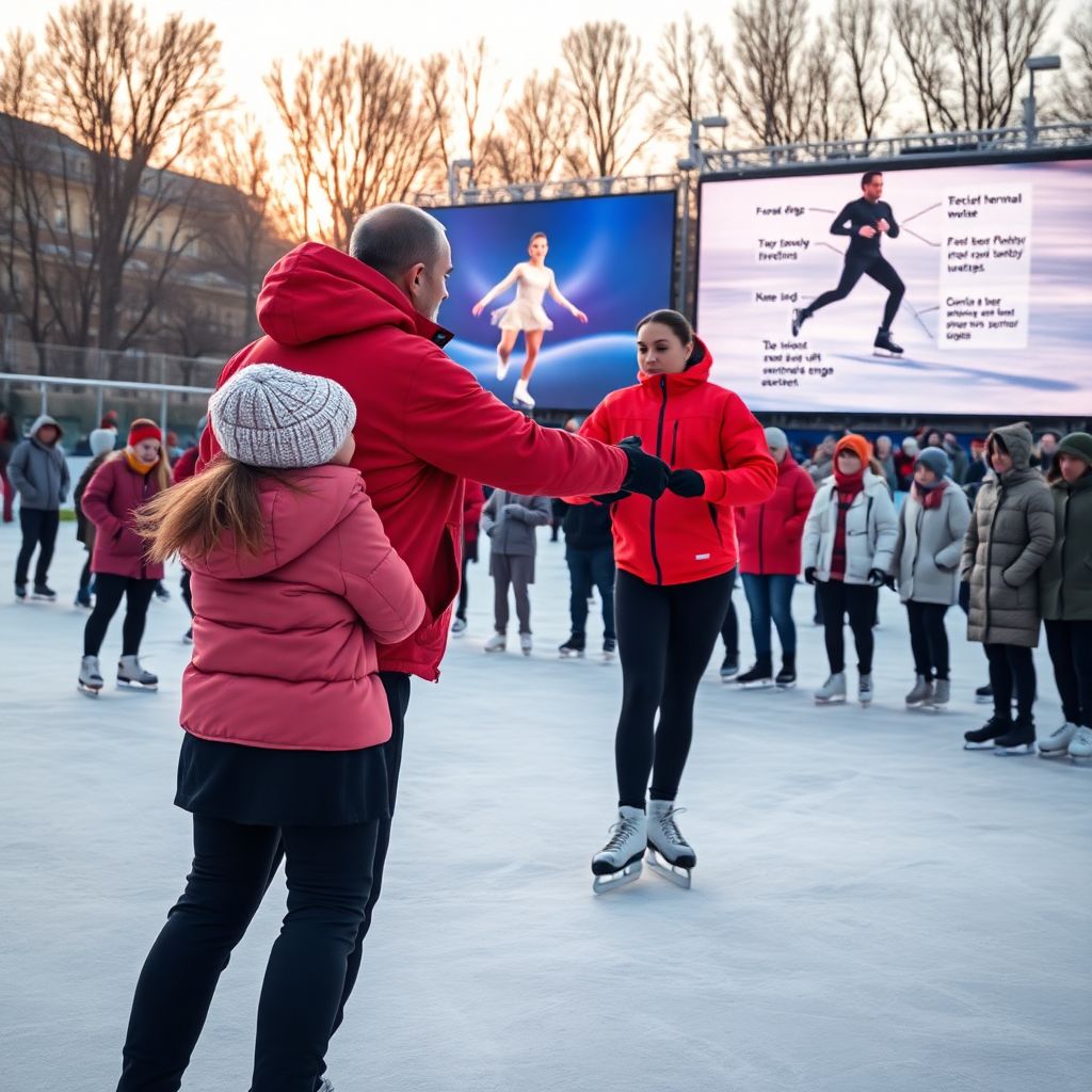 Даниил Глейхенгауз: мастер-класс по фигурному катанию в Лужниках для любителей
